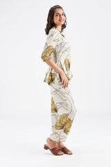 Zola white co-ord set - Co-ord Set - Mizyana