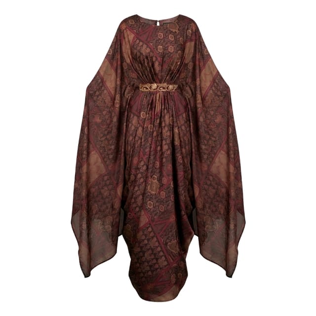 Qasr Dress & Cape Kaftan Set