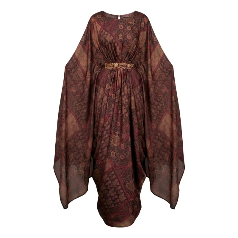 Qasr Dress & Cape Kaftan Set
