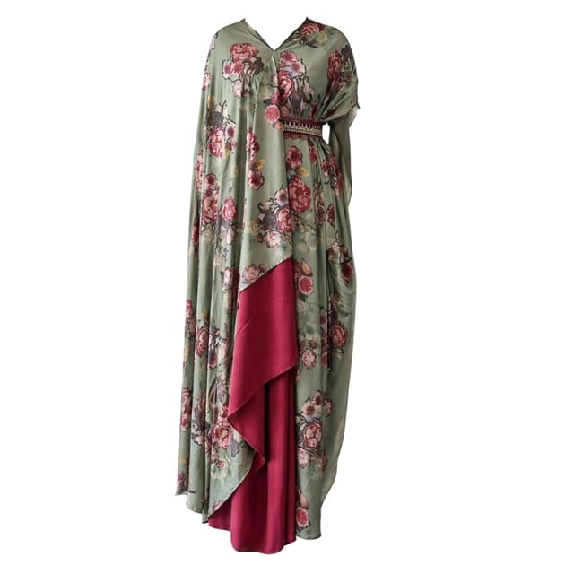 Dainty Rose Sidebelt Kaftan