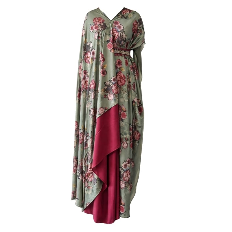 Dainty Rose Sidebelt Kaftan