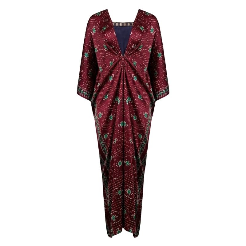 Naqsh Printed Drape Kaftan