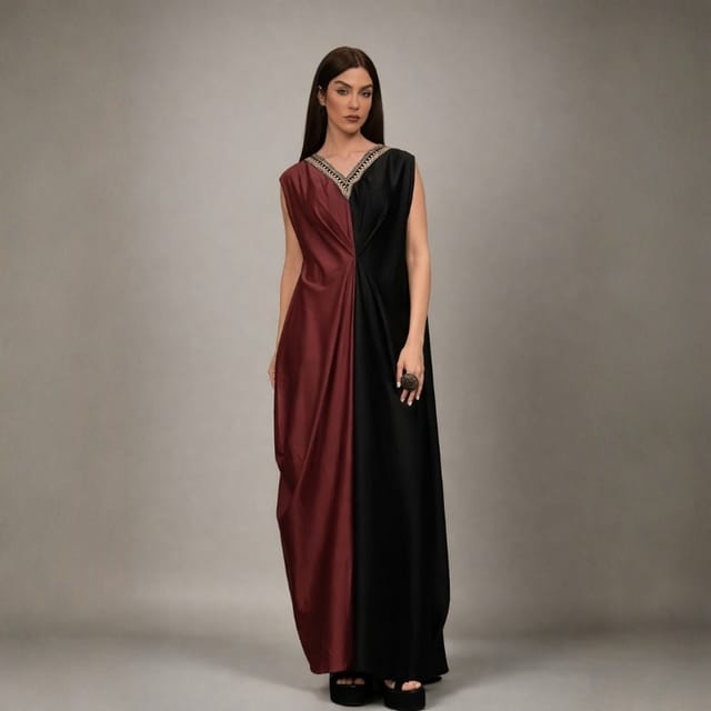 Harf Colorblock Dress