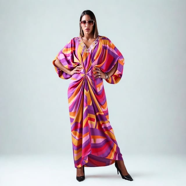 Huescape Drape Kaftan