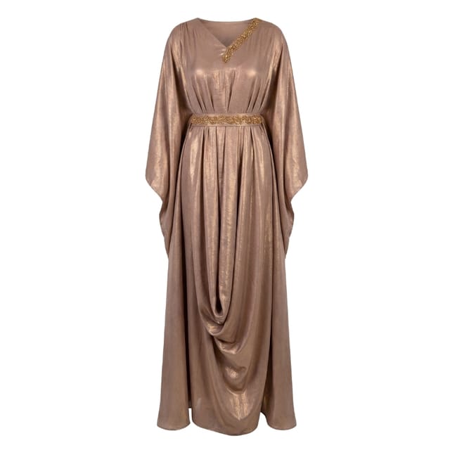 Rose Drama Drape Kaftan