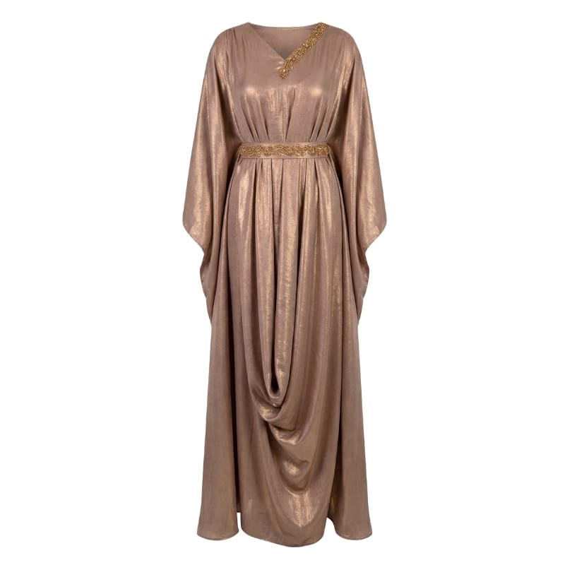 Rose Drama Drape Kaftan
