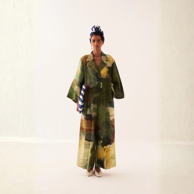 Meadows Green Landscape Pants