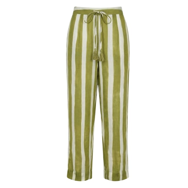 Olivia Stripe Tapered Pants