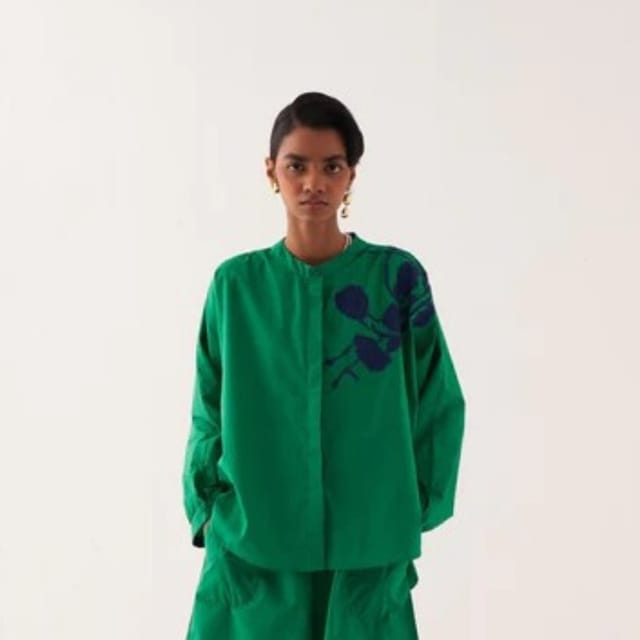 Emerald Applique Shirt
