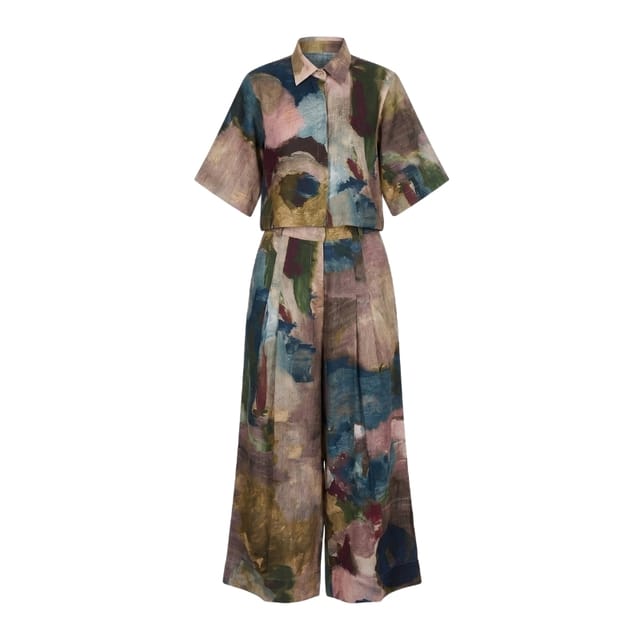 Amelia Navy Rose Set