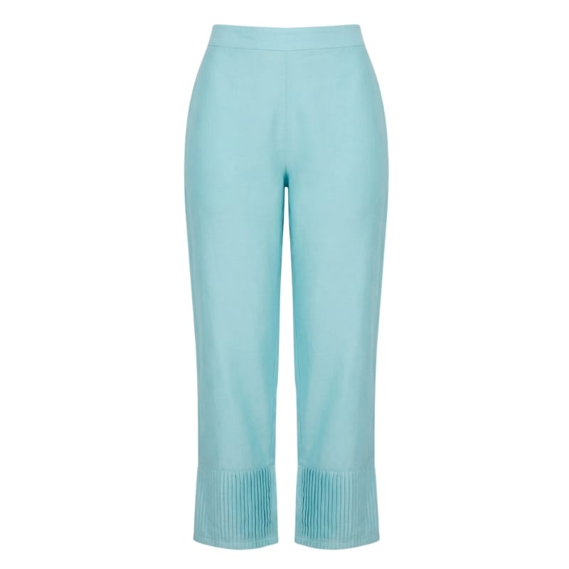 Azure Cuffed Pants