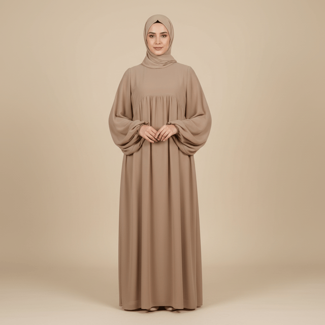 عباية كريب قابلة للانعكاس عباية كريب قابلة للانعكاس