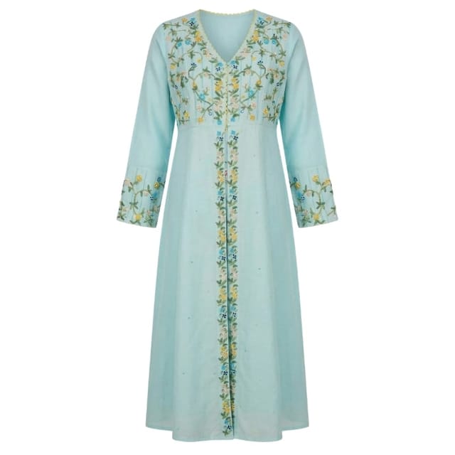 Azure Beaded Tunic