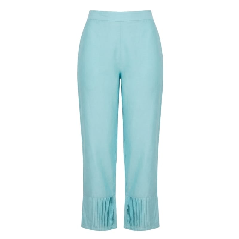 Azure Cuffed Pants