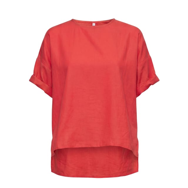 Ekin Red Crop Top