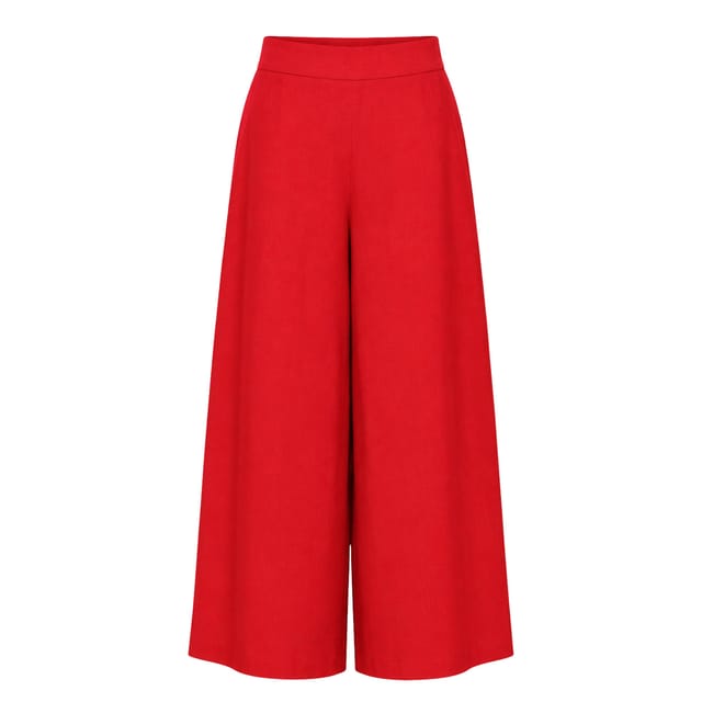 Red Rera Pants