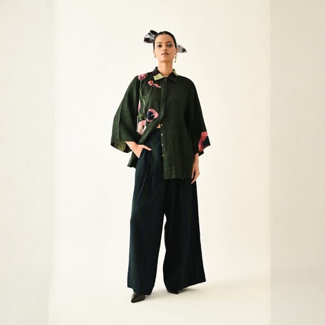 Navy Stripes PP Pant