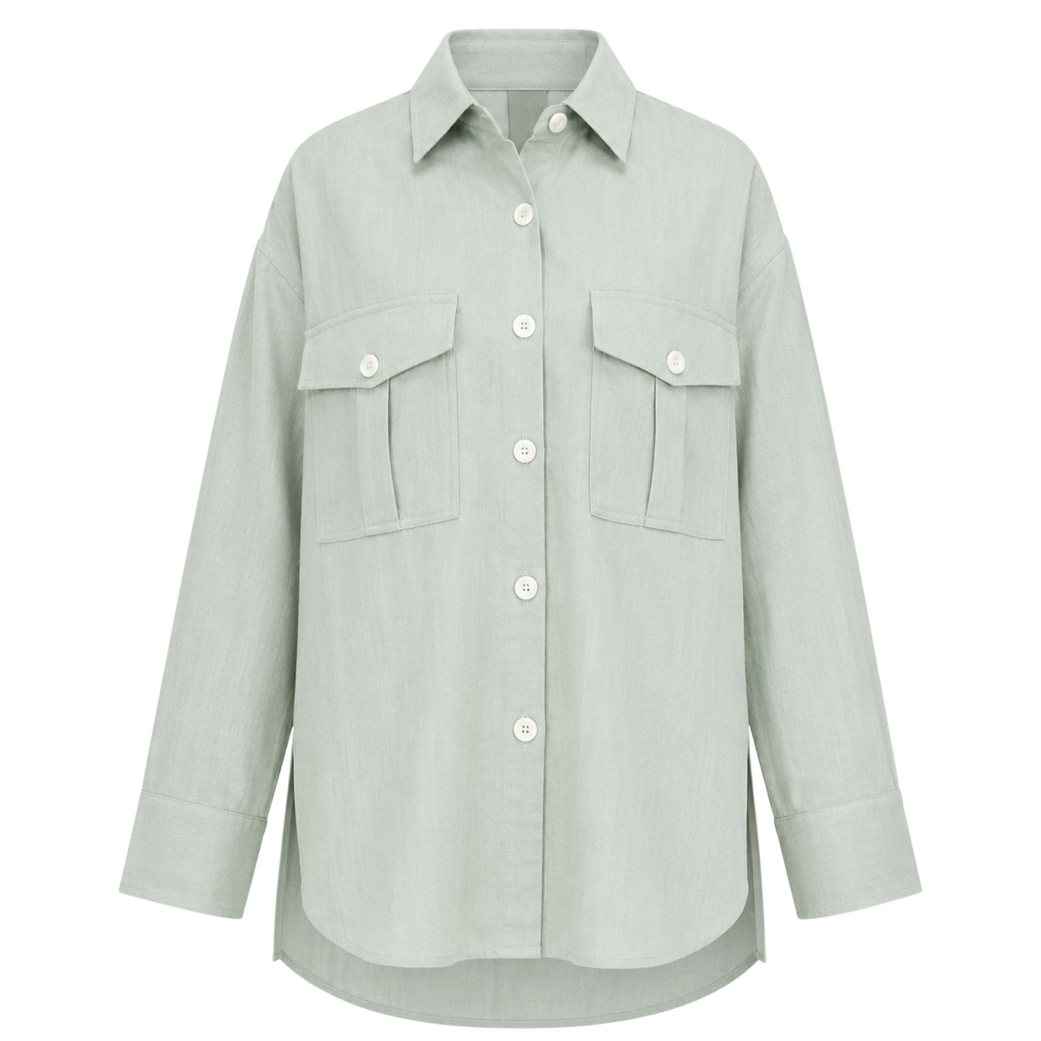 Mint Linen Shirt